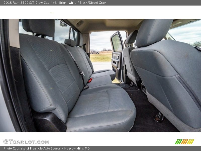 Bright White / Black/Diesel Gray 2018 Ram 2500 SLT Crew Cab 4x4