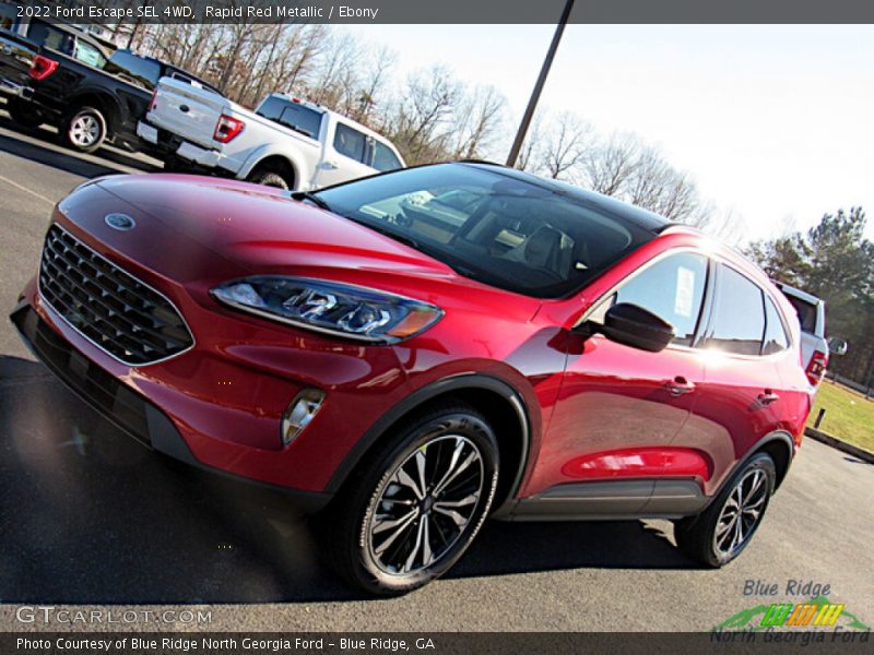 Rapid Red Metallic / Ebony 2022 Ford Escape SEL 4WD