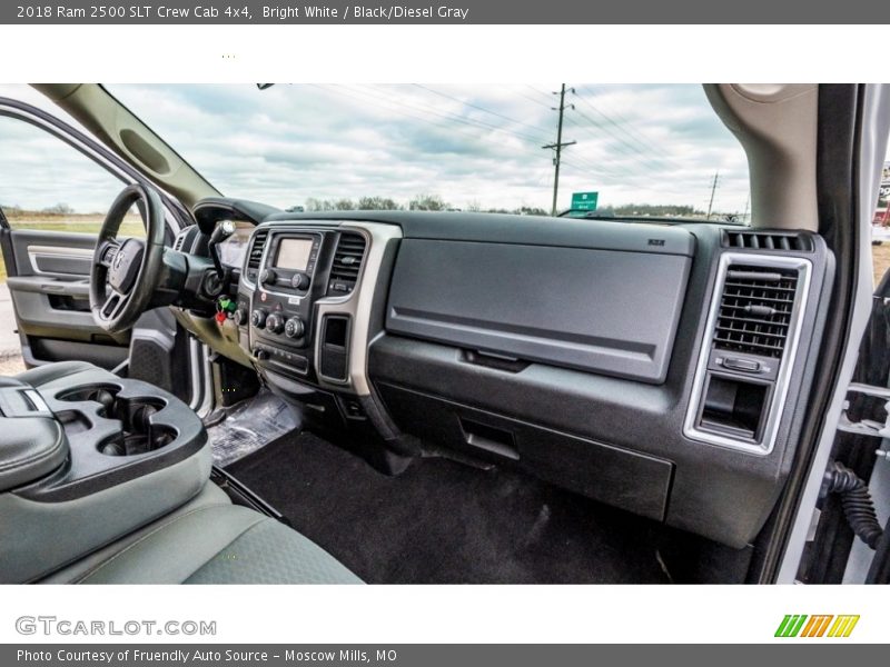 Bright White / Black/Diesel Gray 2018 Ram 2500 SLT Crew Cab 4x4