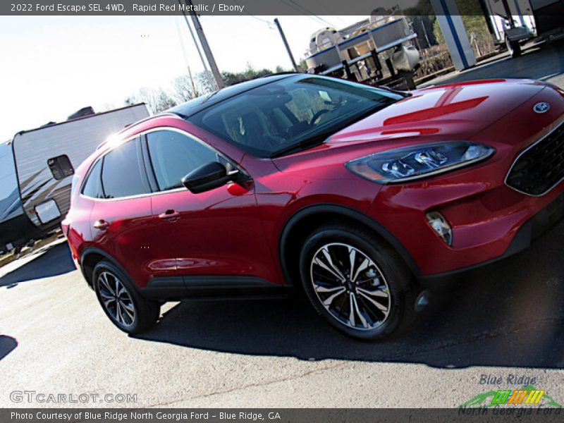 Rapid Red Metallic / Ebony 2022 Ford Escape SEL 4WD