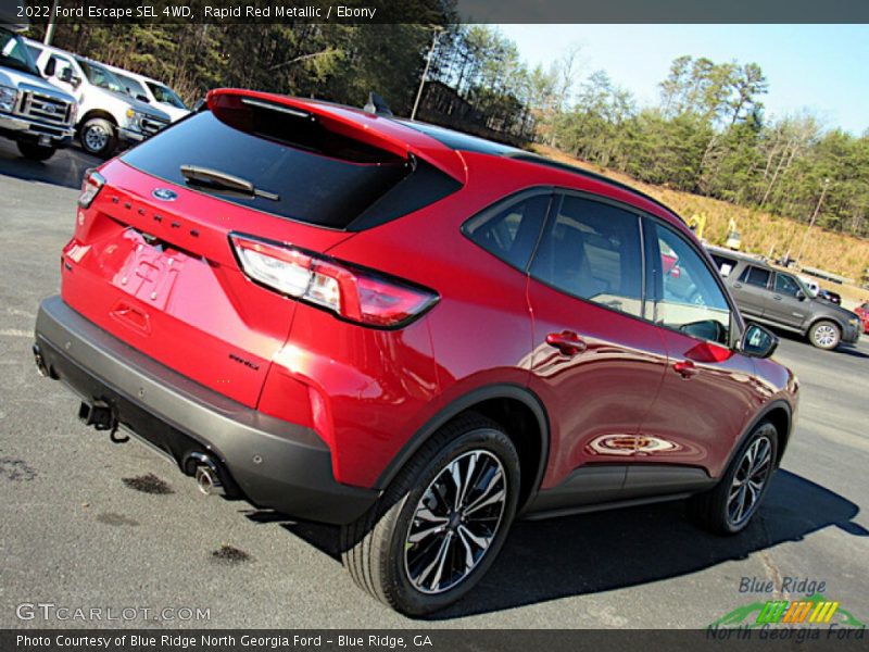 Rapid Red Metallic / Ebony 2022 Ford Escape SEL 4WD