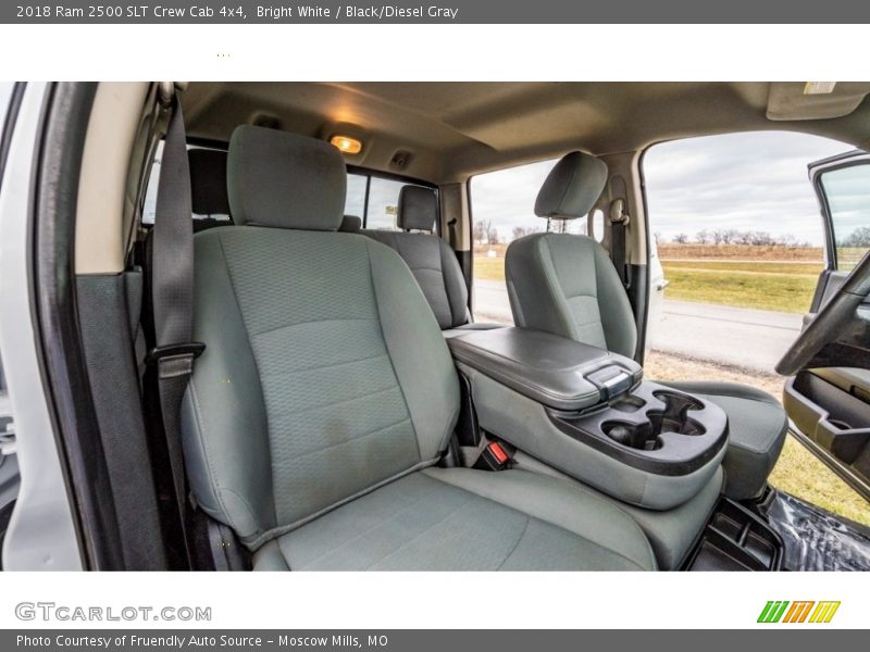 Bright White / Black/Diesel Gray 2018 Ram 2500 SLT Crew Cab 4x4