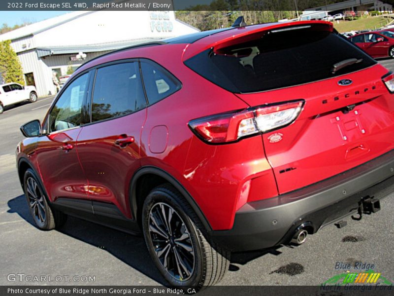 Rapid Red Metallic / Ebony 2022 Ford Escape SEL 4WD