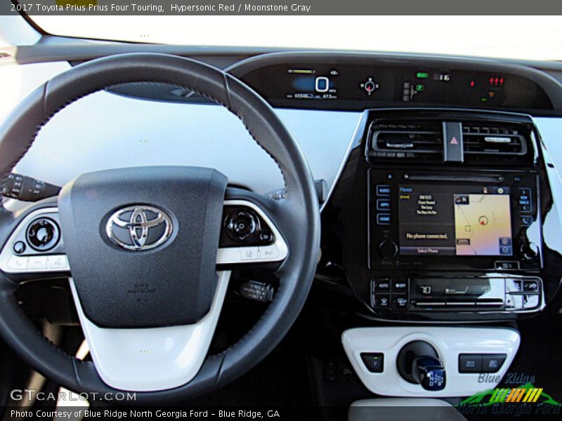 Hypersonic Red / Moonstone Gray 2017 Toyota Prius Prius Four Touring