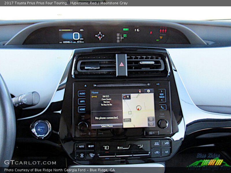 Hypersonic Red / Moonstone Gray 2017 Toyota Prius Prius Four Touring