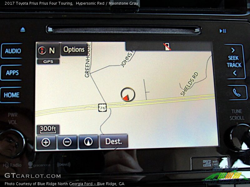 Hypersonic Red / Moonstone Gray 2017 Toyota Prius Prius Four Touring