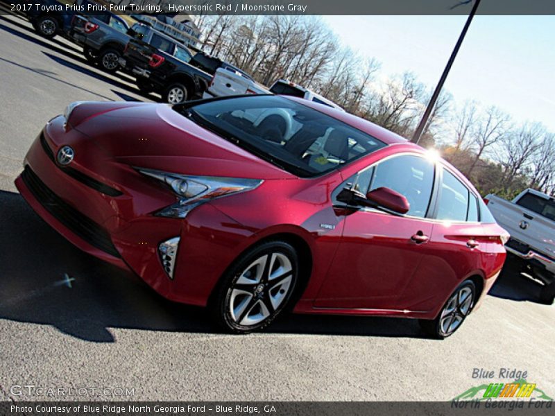 Hypersonic Red / Moonstone Gray 2017 Toyota Prius Prius Four Touring