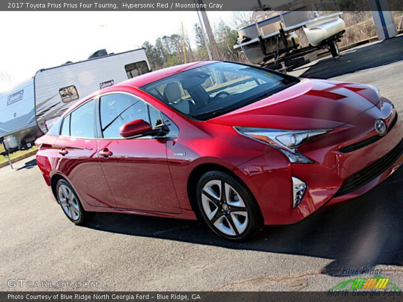 Hypersonic Red / Moonstone Gray 2017 Toyota Prius Prius Four Touring