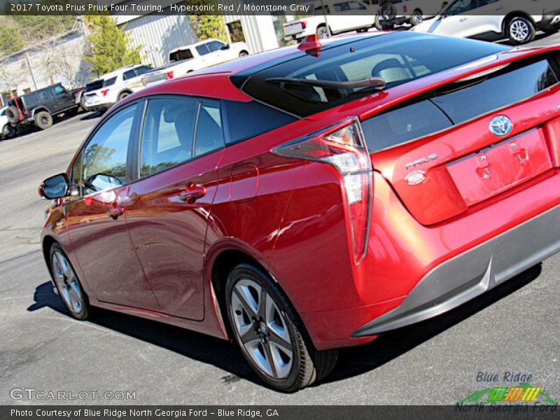 Hypersonic Red / Moonstone Gray 2017 Toyota Prius Prius Four Touring