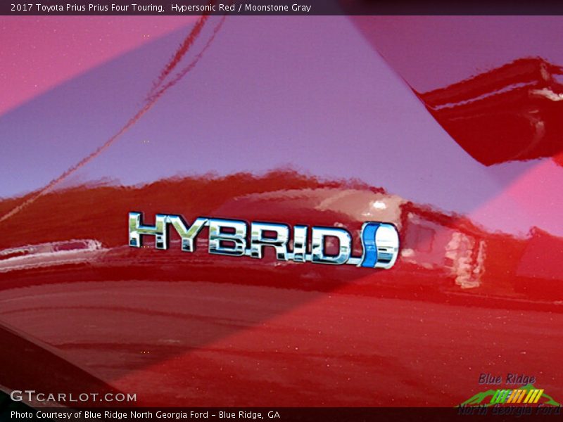 Hypersonic Red / Moonstone Gray 2017 Toyota Prius Prius Four Touring