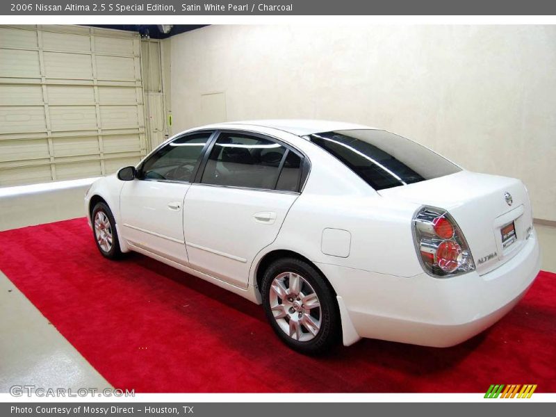 Satin White Pearl / Charcoal 2006 Nissan Altima 2.5 S Special Edition