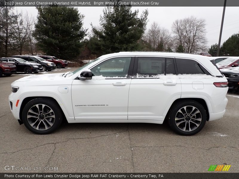 Bright White / Global Black/Steel Gray 2022 Jeep Grand Cherokee Overland 4XE Hybrid