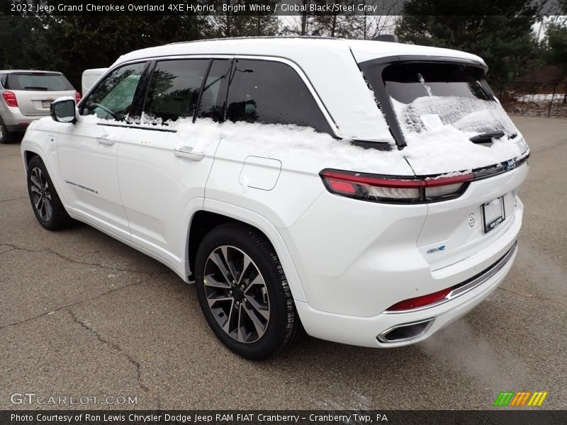 Bright White / Global Black/Steel Gray 2022 Jeep Grand Cherokee Overland 4XE Hybrid