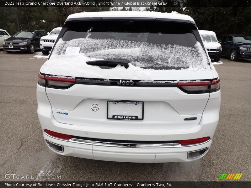 Bright White / Global Black/Steel Gray 2022 Jeep Grand Cherokee Overland 4XE Hybrid