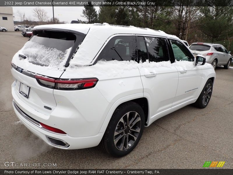 Bright White / Global Black/Steel Gray 2022 Jeep Grand Cherokee Overland 4XE Hybrid