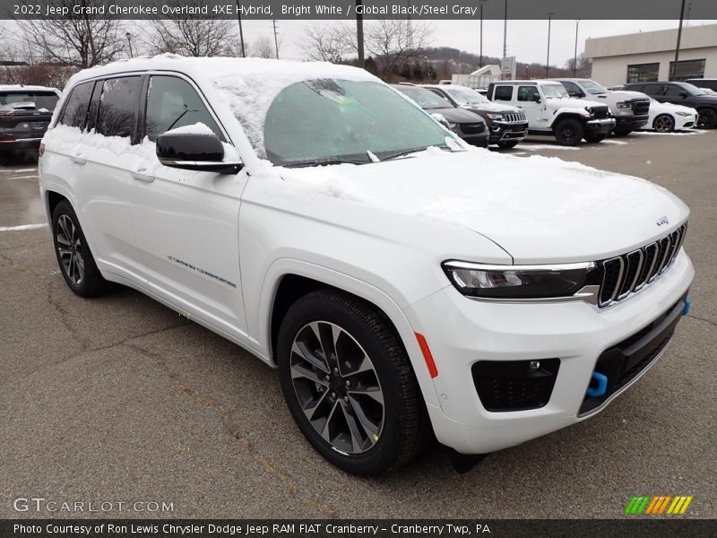 Bright White / Global Black/Steel Gray 2022 Jeep Grand Cherokee Overland 4XE Hybrid