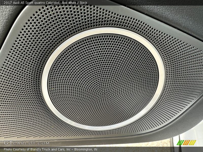 Ibis White / Black 2017 Audi A5 Sport quattro Cabriolet