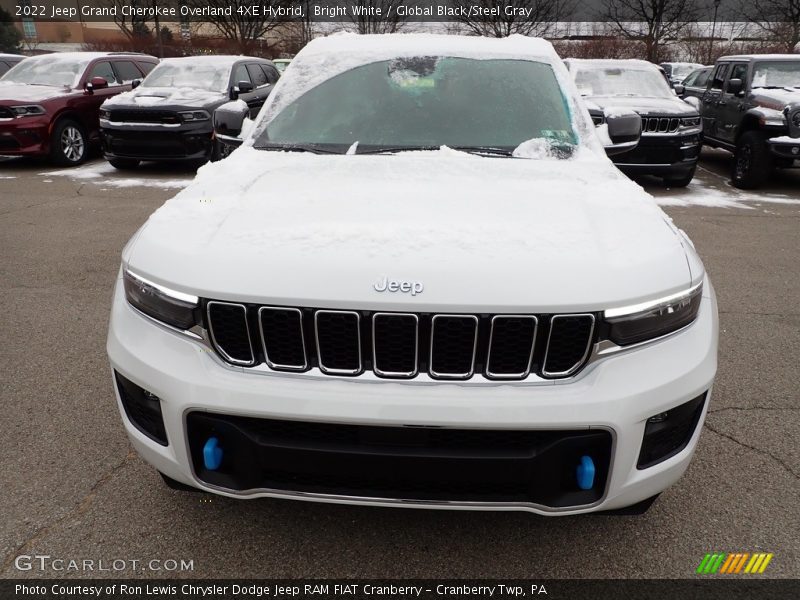 Bright White / Global Black/Steel Gray 2022 Jeep Grand Cherokee Overland 4XE Hybrid