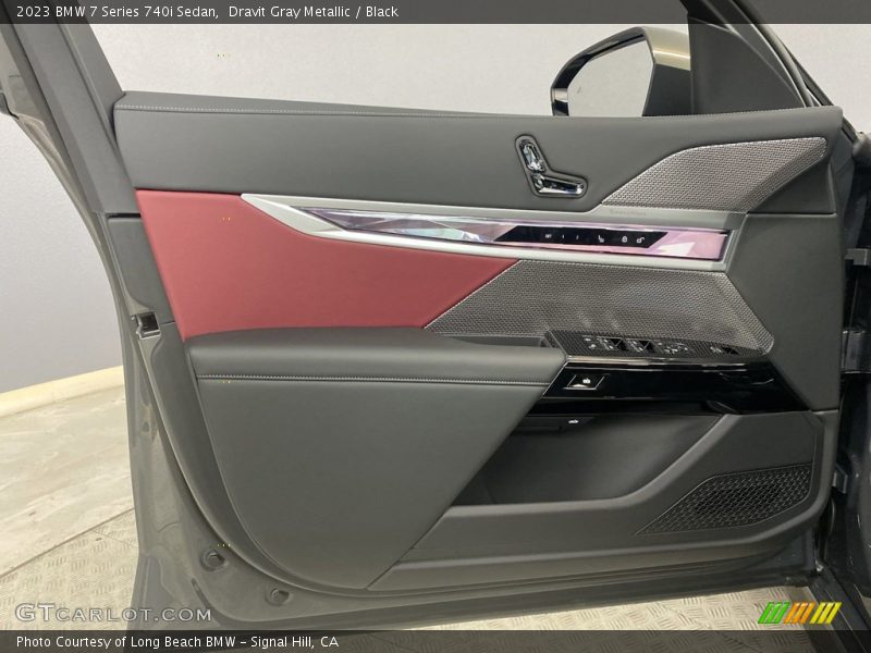 Dravit Gray Metallic / Black 2023 BMW 7 Series 740i Sedan