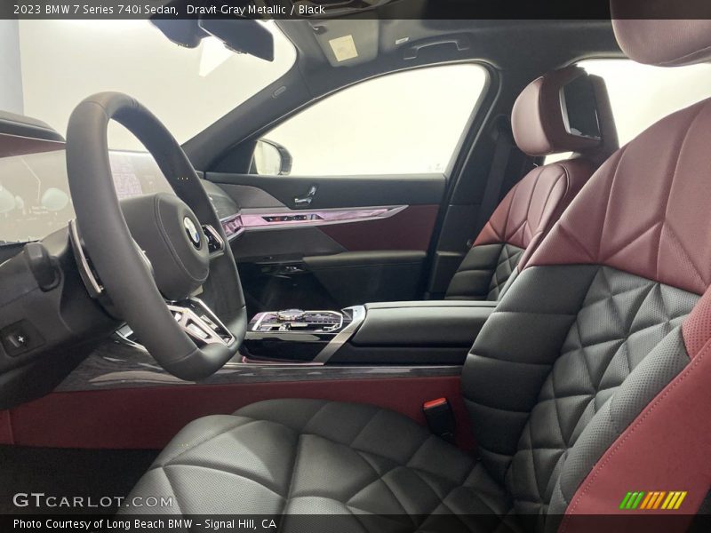 Dravit Gray Metallic / Black 2023 BMW 7 Series 740i Sedan
