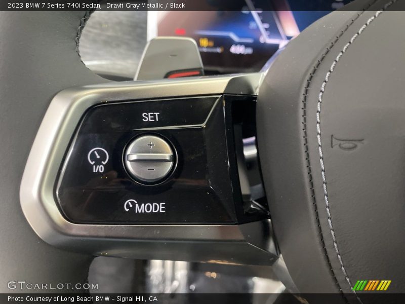 Dravit Gray Metallic / Black 2023 BMW 7 Series 740i Sedan