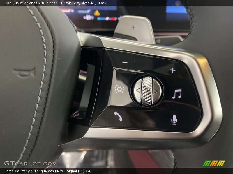 Dravit Gray Metallic / Black 2023 BMW 7 Series 740i Sedan
