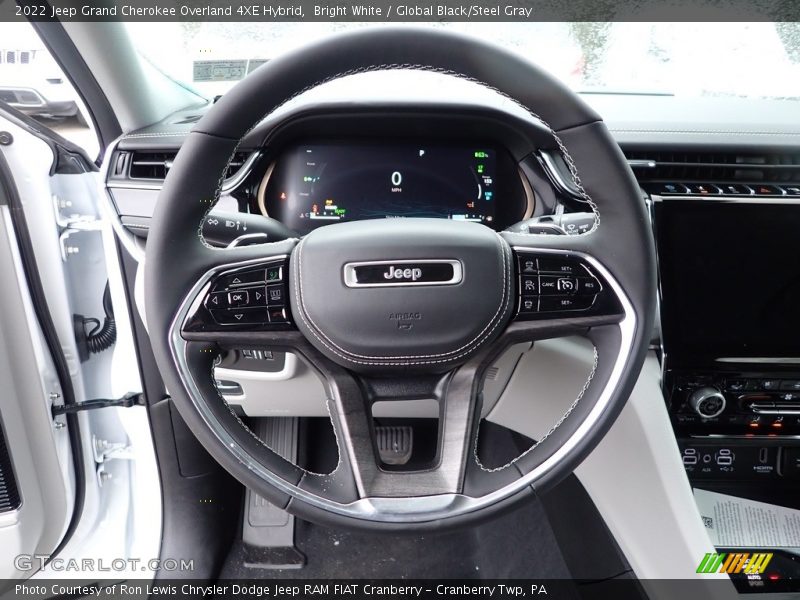  2022 Grand Cherokee Overland 4XE Hybrid Steering Wheel