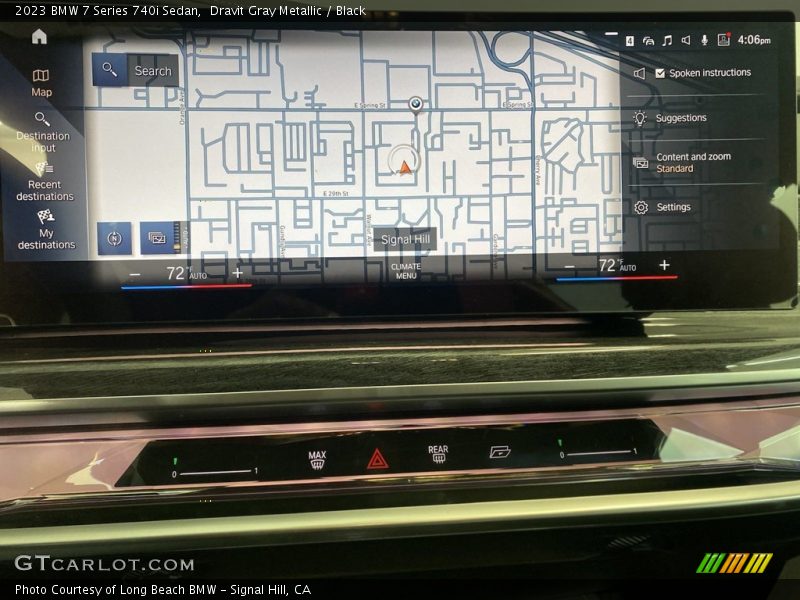 Dravit Gray Metallic / Black 2023 BMW 7 Series 740i Sedan
