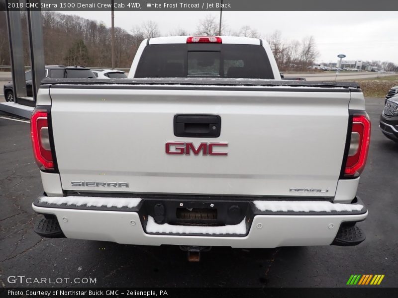 White Frost Tricoat / Jet Black 2018 GMC Sierra 1500 Denali Crew Cab 4WD