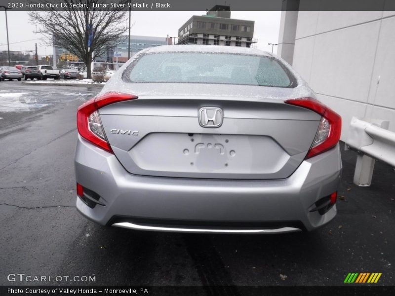 Lunar Silver Metallic / Black 2020 Honda Civic LX Sedan