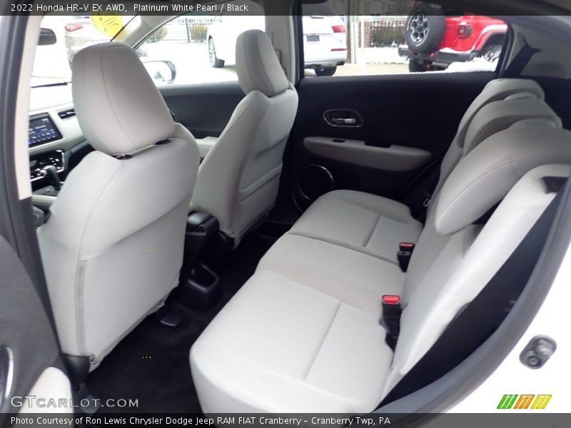 Platinum White Pearl / Black 2022 Honda HR-V EX AWD