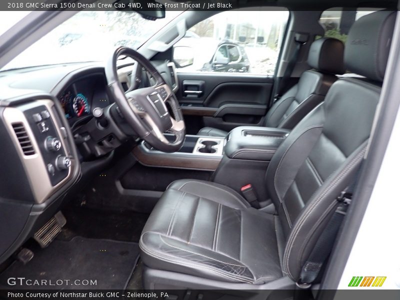 White Frost Tricoat / Jet Black 2018 GMC Sierra 1500 Denali Crew Cab 4WD