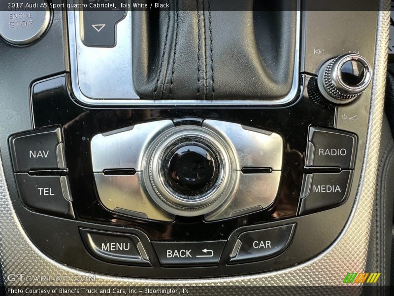 Controls of 2017 A5 Sport quattro Cabriolet