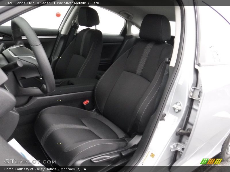 Lunar Silver Metallic / Black 2020 Honda Civic LX Sedan