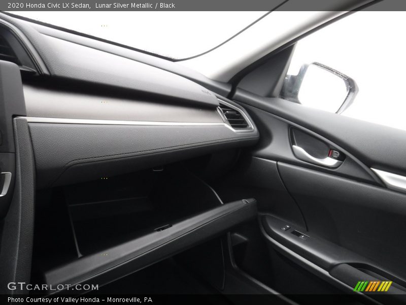 Lunar Silver Metallic / Black 2020 Honda Civic LX Sedan