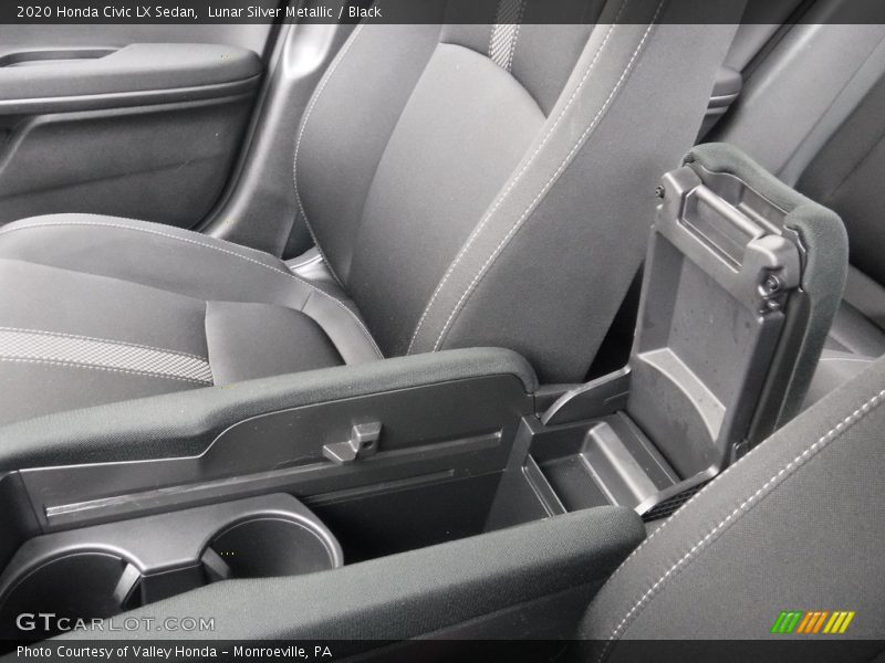 Lunar Silver Metallic / Black 2020 Honda Civic LX Sedan