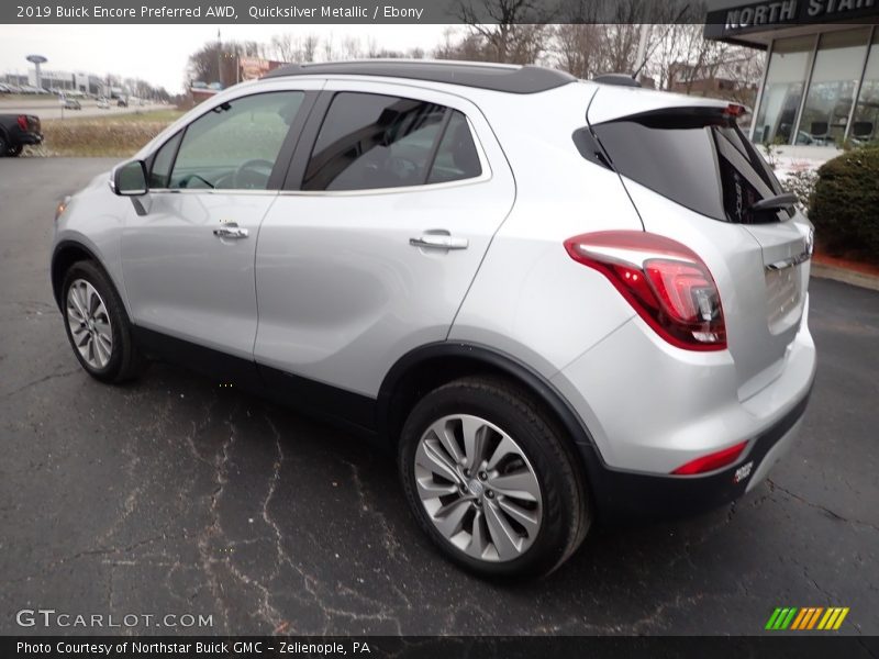 Quicksilver Metallic / Ebony 2019 Buick Encore Preferred AWD