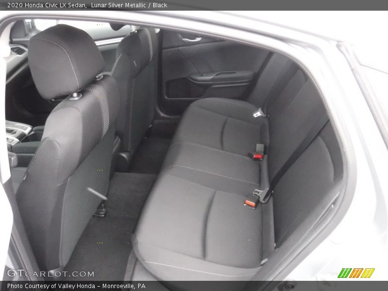 Lunar Silver Metallic / Black 2020 Honda Civic LX Sedan