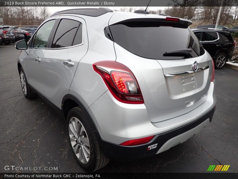 Quicksilver Metallic / Ebony 2019 Buick Encore Preferred AWD