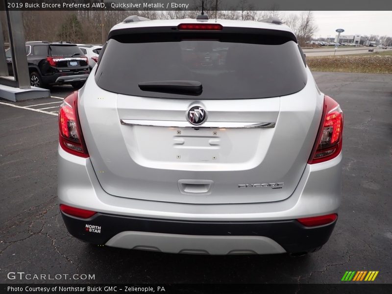 Quicksilver Metallic / Ebony 2019 Buick Encore Preferred AWD