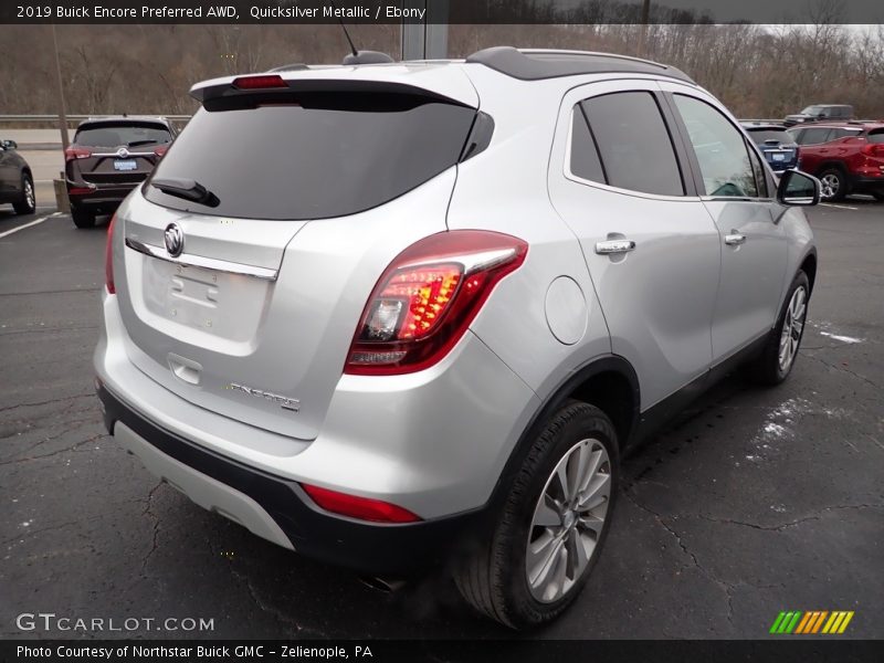 Quicksilver Metallic / Ebony 2019 Buick Encore Preferred AWD