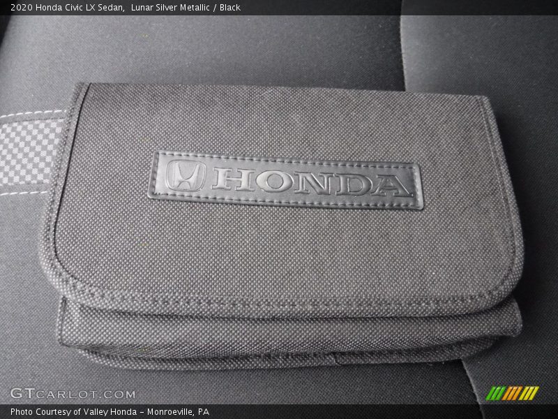 Lunar Silver Metallic / Black 2020 Honda Civic LX Sedan