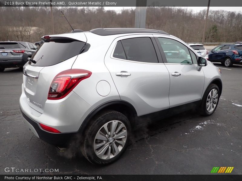 Quicksilver Metallic / Ebony 2019 Buick Encore Preferred AWD