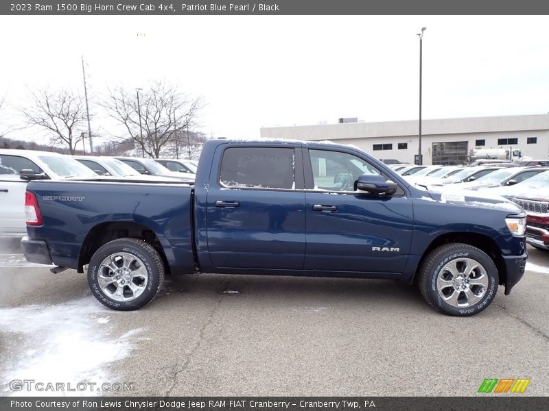 Patriot Blue Pearl / Black 2023 Ram 1500 Big Horn Crew Cab 4x4