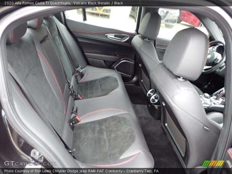 Rear Seat of 2020 Giulia TI Quadrifoglio