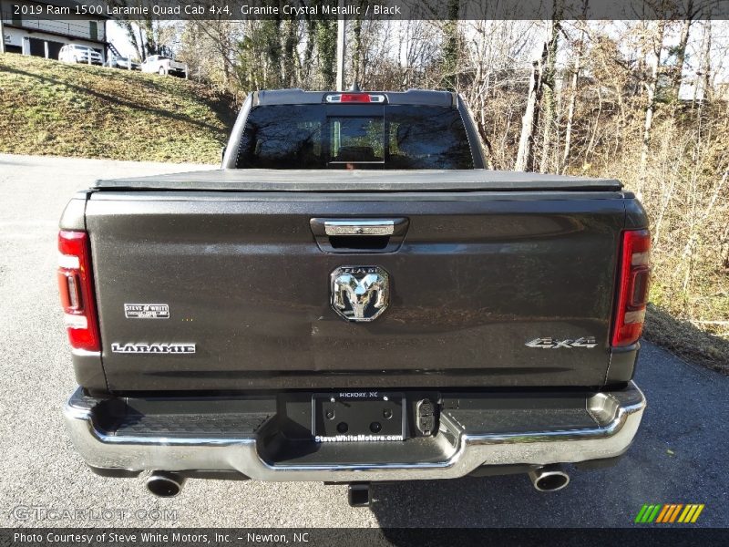 Granite Crystal Metallic / Black 2019 Ram 1500 Laramie Quad Cab 4x4