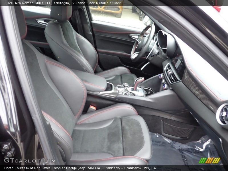Front Seat of 2020 Giulia TI Quadrifoglio