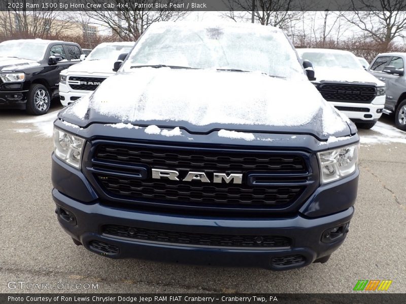 Patriot Blue Pearl / Black 2023 Ram 1500 Big Horn Crew Cab 4x4