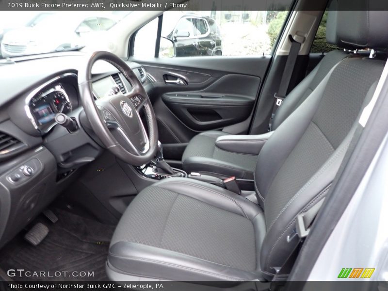 Quicksilver Metallic / Ebony 2019 Buick Encore Preferred AWD