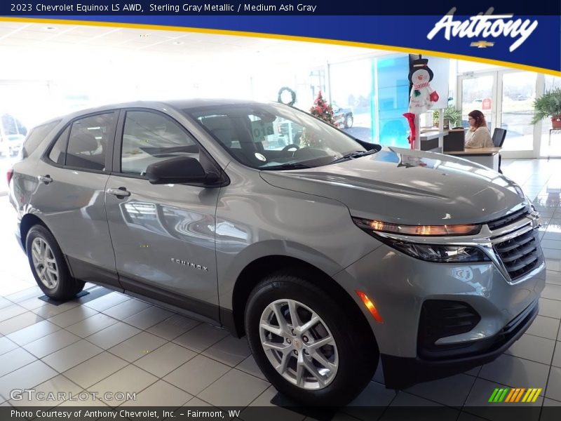 Sterling Gray Metallic / Medium Ash Gray 2023 Chevrolet Equinox LS AWD